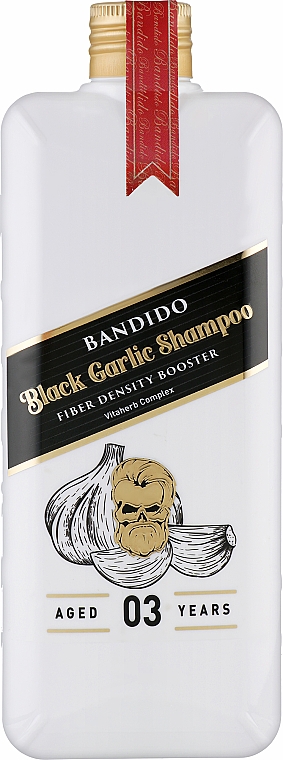Шампунь для волосся з чорним часником - Bandido Hair Shampoo Black Garlic — фото N1