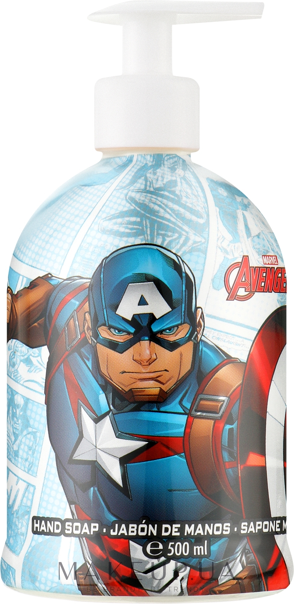 Рідке мило для рук - Air-Val International Captain America Hand Soap — фото 500ml