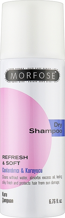 Сухой шампунь для защиты цвета волос - Morfose Refresh & Soft Dry Shampoo — фото N1