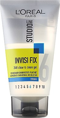 Гель для волосся - L'Oreal Paris Studio Line Invisi Fix 24H Clear & Clean Gel Strong — фото N1