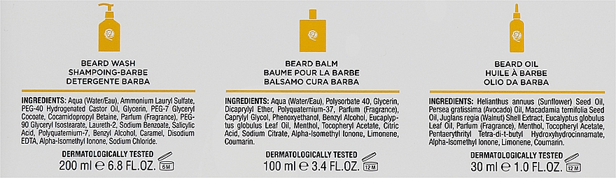 Набір - Proraso Wood & Spice Beard Kit (balm/100ml + shmp/200ml + oil/30ml) — фото N4