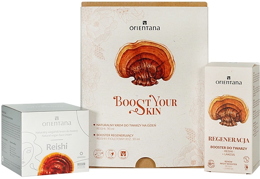 Набір - Orientana Boost Your Skin (f/cr/50ml + f/ser/30ml) — фото N1