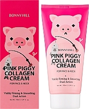 Крем для обличчя та шиї з колагеном - Bonnyhill Pink Piggy Collagen Cream — фото N2