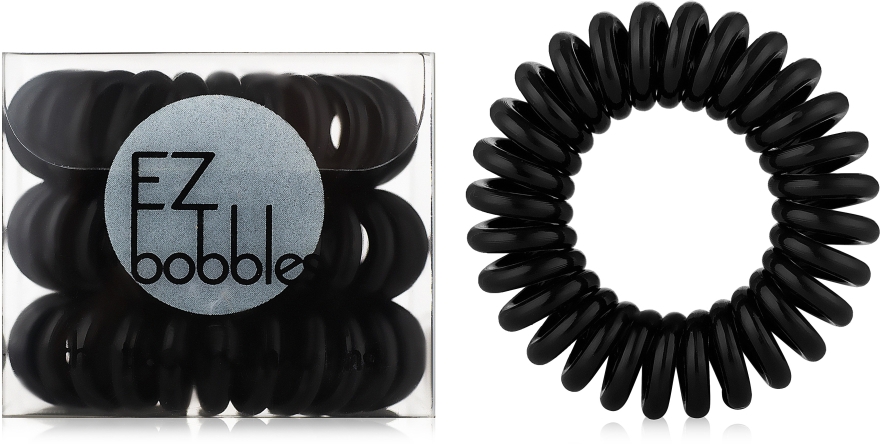 Резинка для волос, черные - EZ Bobbles