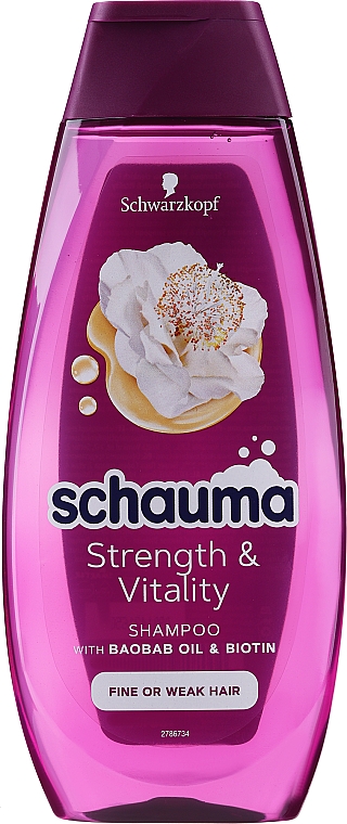Шампунь "Энергия питания" для тонких и ослабленных волос - Schauma Shampoo