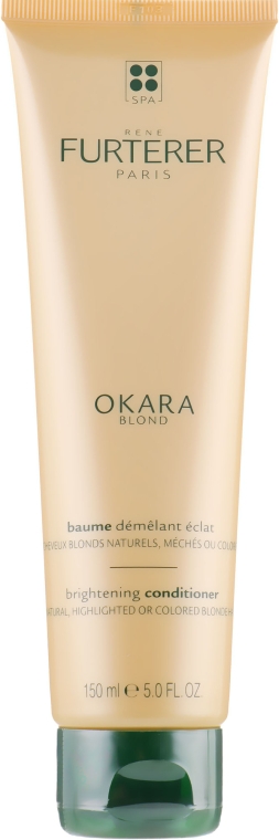 Бальзам для натурального світлого і фарбованого волосся - Rene Furterer Okara Blond Brightening Conditioner — фото N2
