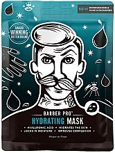 Зволожувальна тканинна маска для обличчя - BarberPro Hydrating Face Sheet Mask — фото N1