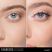 Накладные ресницы - Nanolash Diy Eyelash Extensions Flirty — фото N3