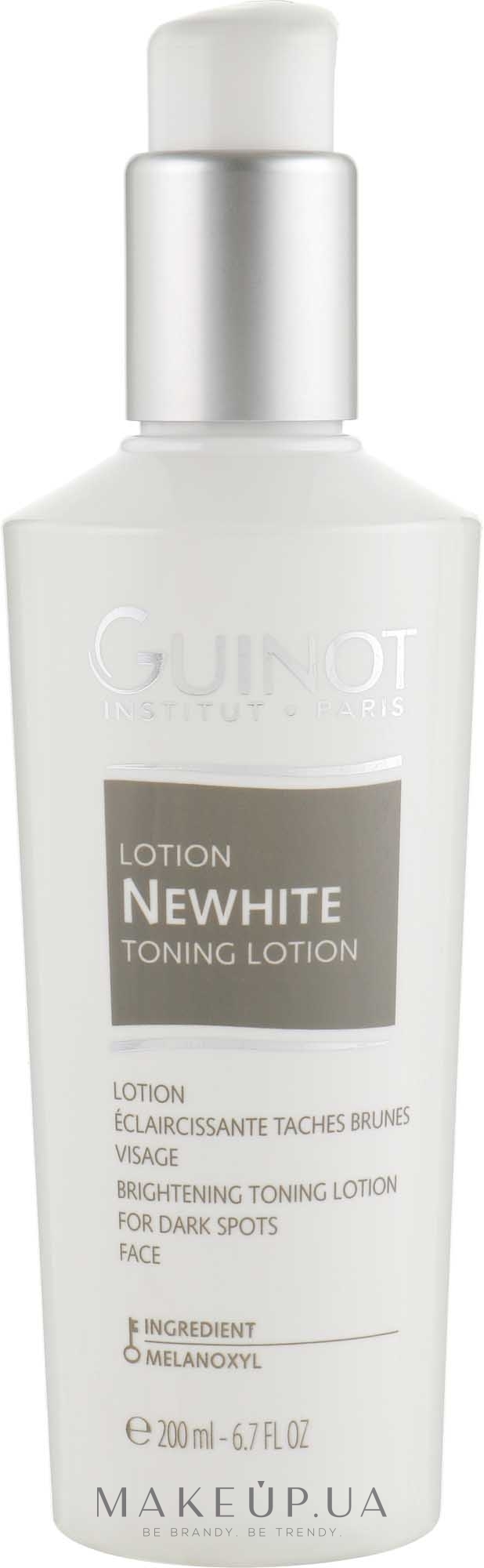 Осветляющий лосьон для сияния - Guinot Newhite Toning Lotion — фото 200ml