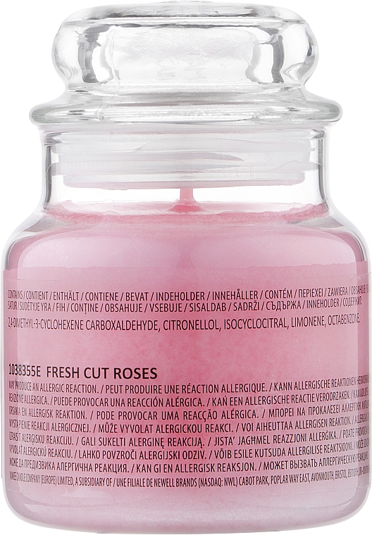 Ароматична свічка "Свіжозрізані троянди" - Yankee Candle Fresh Cut Roses — фото N2