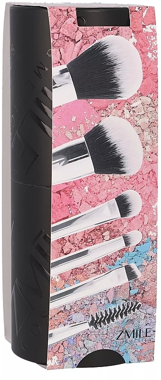 Набір пензлів для макіяжу, в тубусі, 6 шт. - Zmile Cosmetics Your Utensilo Brush Set — фото N4