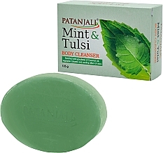 Мыло для тела "Мята и базилик" - Patanjali Mint-Tulsi Body Cleanser — фото N2