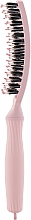 Щітка для волосся, комбінована - Olivia Garden Finger Brush Combo Medium Pastel Pink — фото N2