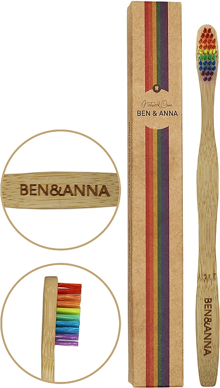 Бамбуковая зубная щетка - Ben&Anna Bamboo Toothbrush  — фото N1