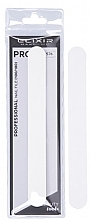 Двостороння пилочка для нігтів, 100/180 - Elixir Make-Up Professional Nail File 576 White — фото N1
