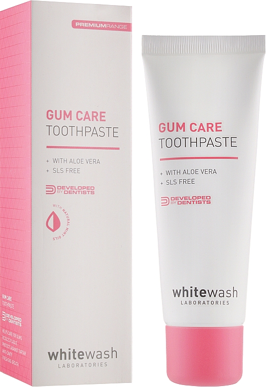 Зубна паста "Інтенсивний захист ясен" - WhiteWash Laboratories Gum Care Toothpaste — фото N2