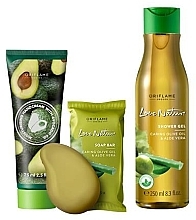 Парфумерія, косметика Набір - Oriflame Love Nature (sh/gel/250ml + h/cr/75ml + soap/75g)