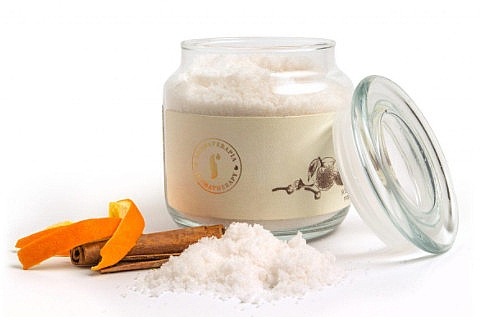 Соль для ванны с эфирным маслом апельсина и гвоздики - Flagolie — фото N3