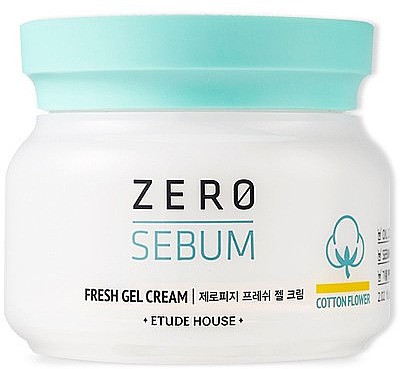 Освежающий матирующий гель-крем для лица - Etude Zero Sebum Fresh Gel Cream