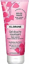 Духи, Парфюмерия, косметика Питательный гель для душа - Klorane Nourishing Fruity Shower Gel