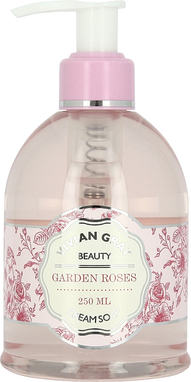 Жидкое крем-мыло - Vivian Gray Garden Roses Cream Soap — фото N1