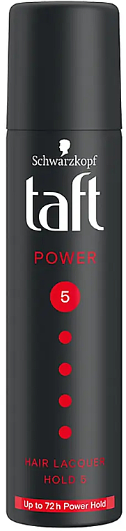 Лак для волосся "Power. Кофеїн", мегафіксація - Taft Caffeine Power 5 Hairspray — фото N2
