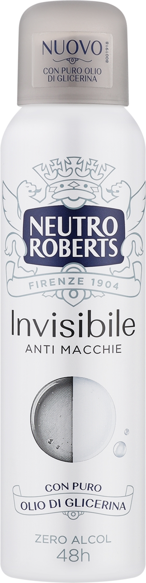 Дезодорант-спрей "Невидимая защита" - Neutro Roberts Invisible 48H Deo Spray  — фото 150ml