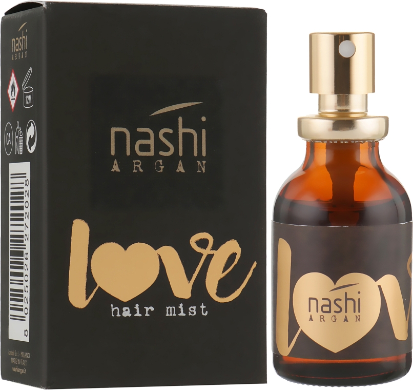Парфум для волосся в подарунковій упаковці - Nashi Argan Love Hair Mist — фото N1