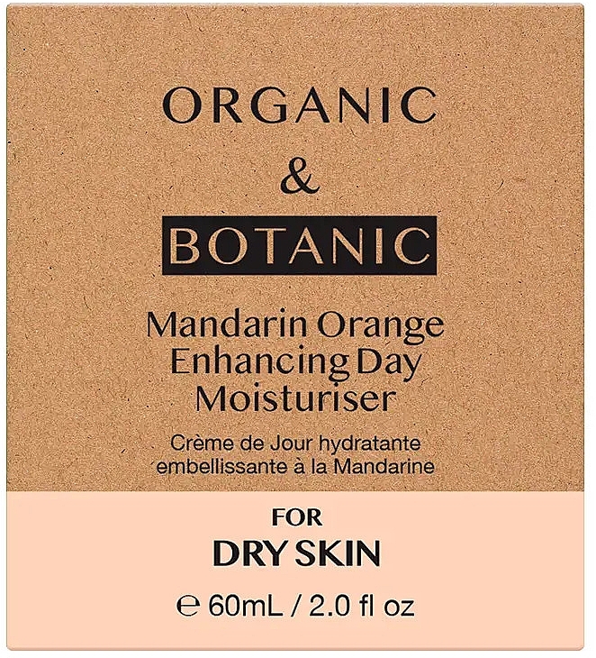 Зволожувальний денний крем для сухої шкіри - Organic & Botanic Mandarin Orange Enhancing Day Moisturiser — фото N3