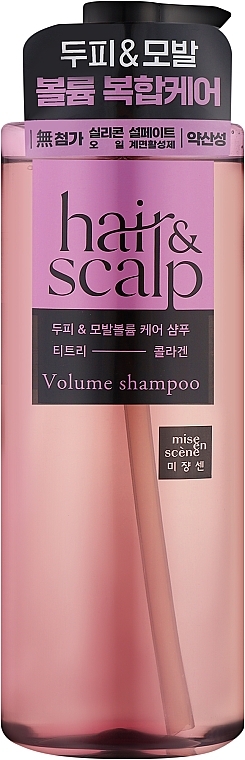 Шампунь для объема волос - Mise en Scene Hair & Scalp Volume Shampoo — фото N1