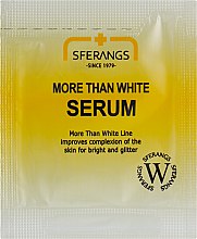 Духи, Парфюмерия, косметика Отбеливающая сыворотка для лица - Sferangs More Than White Serum (пробник)