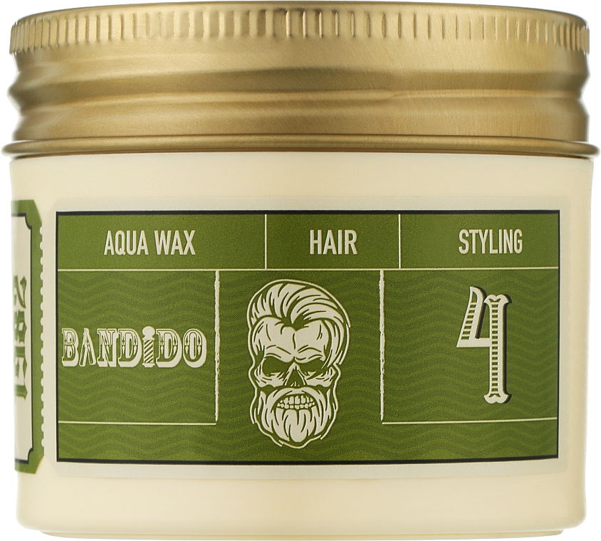 Воск для укладки волос на водной основе легкой фиксации - Bandido Aqua Wax 4 Light Green — фото N1