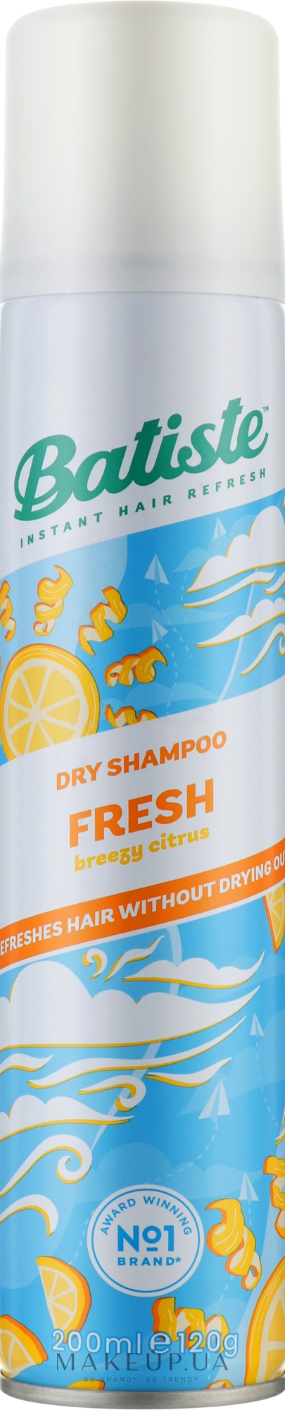Сухой шампунь - Batiste Dry Shampoo Cool and Crisp Fresh — фото 200ml