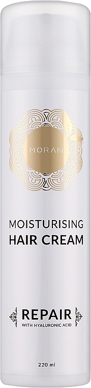 Крем для волос с гиалуроновой кислотой и экстрактом смолы туи - Moran Repair Hyaluronic Acid Moisturising Hair Cream — фото N1