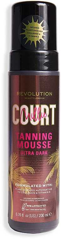 Мус для автозасмаги - Revolution Beauty X Millie Court Body Tanning Mousse — фото N1