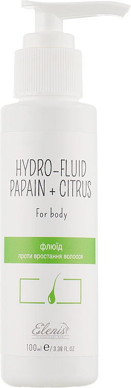 Флюид против врастания волос - Elenis Hydro-Fluid Papain+Citrus — фото N3