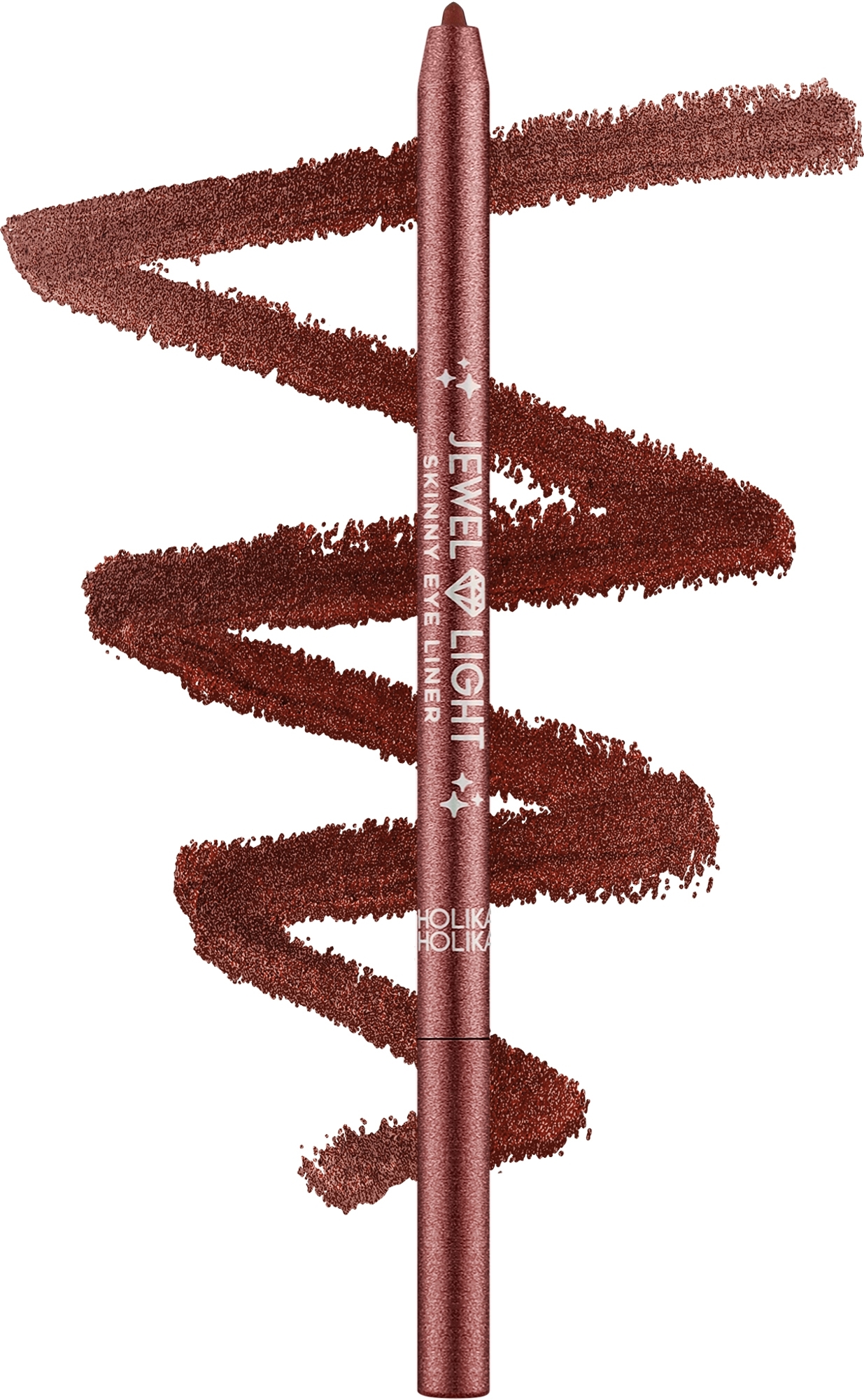 Мерцающий карандаш для глаз - Holika Holika Jewel Light Skinny Eye Liner — фото 05 - Red Velvet