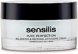 Ночной крем для лица - Sensilis Pure Perfection Balancing and Refining Antiaging Cream — фото N1