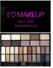 Парфумерія, косметика Палетка тіней, 32 відтінки - Makeup Revolution You're Gorgeous Eyeshadow Palette