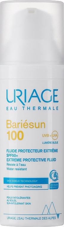 Сонцезахисний крем з екстремальним захистом - Uriage Bariesun 100 Extreme Protective Fluid SPF 50+