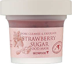 Парфумерія, косметика Маска для обличчя з полуницею й цукром - Skinfood Pore Cleanse & Exfoliate Strawberry Sugar Food Mask