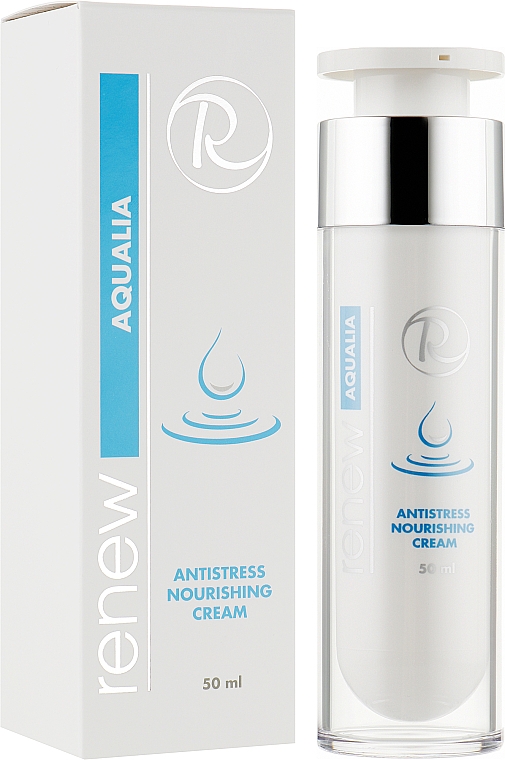 Живильний крем-антистрес для обличчя - Renew Aqualia Antistress Nourishing Cream — фото N2