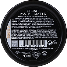 Паста для волос со средней фиксацией - Grazette Crush Paste Matte — фото N2