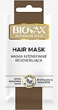 Духи, Парфюмерия, косметика Маска для волос "Натуральные масла" - Biovax Natural Hair Mask Intensive Regenerat Travel Size