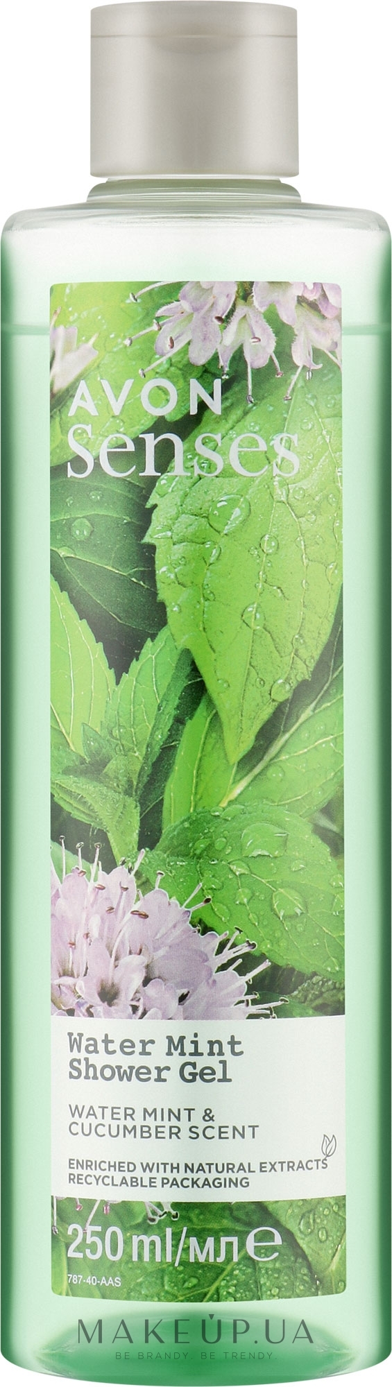 Гель для душа "Мятная свежесть" - Avon Senses Water Mint Shower Gel — фото 250ml