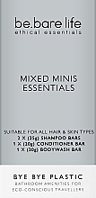 Духи, Парфюмерия, косметика Набор - Be.Bare Life Mixed Minis Essentials Set (shmp/2x25g + cond/20g + soap/20g)
