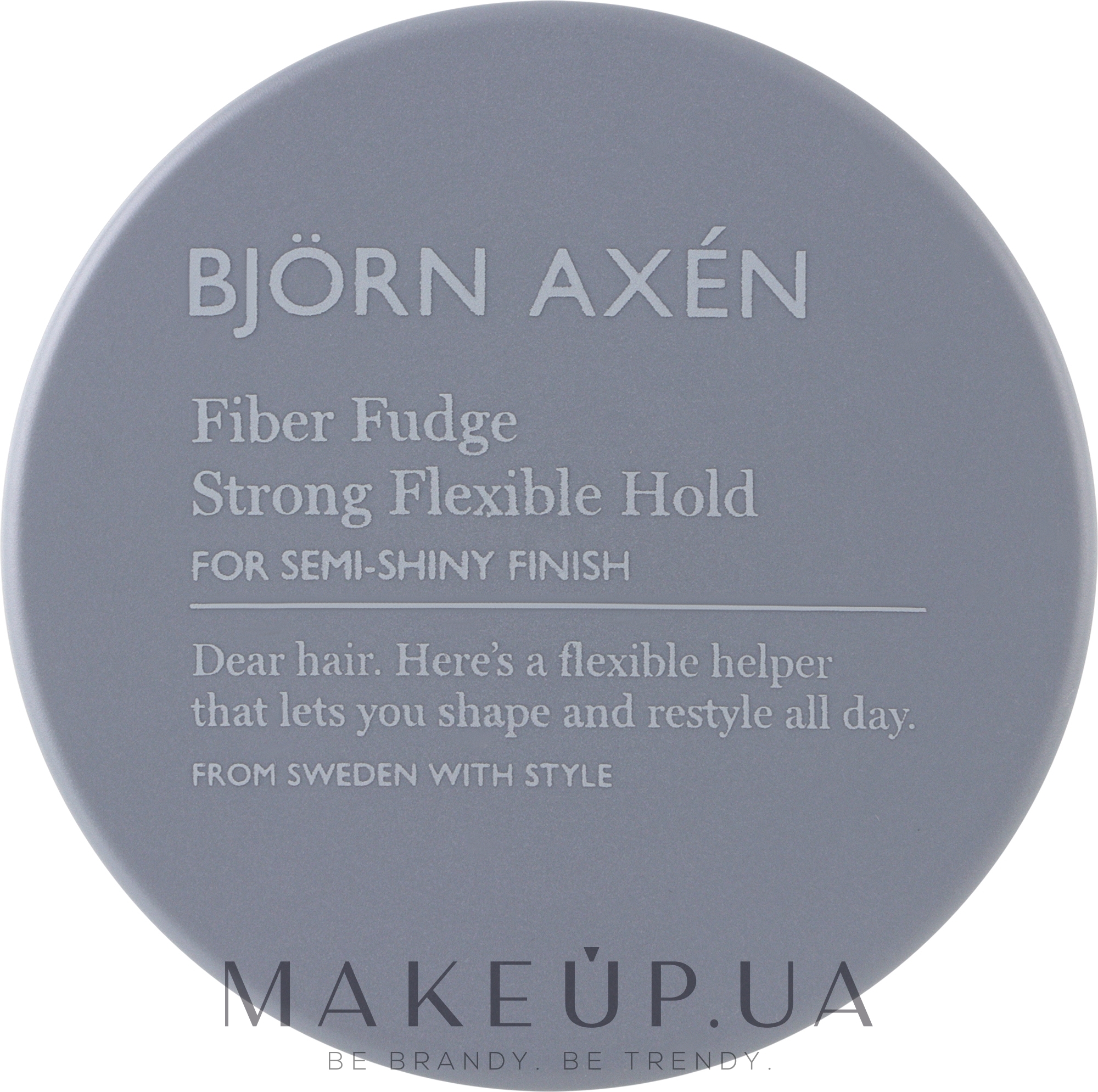 Воск для волос длительной фиксации - BjOrn AxEn Fiber Fudge Strong Flexible Hold — фото 80ml