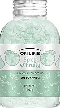 Соль для ванны "Специи и фрукты" - On Line Spicy&Fruity Bath Salt  — фото N1