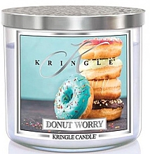 Духи, Парфюмерия, косметика Ароматическая свеча в стакане - Kringle Candle Donut Worry