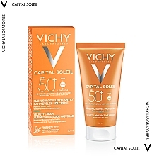 УЦЕНКА Солнцезащитный крем для лица тройного действия SPF 50 - Vichy Capital Soleil Velvety Cream SPF50 * — фото N2